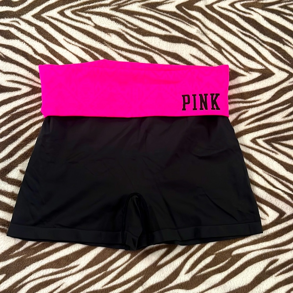 💕PINK flip over shorts 💕